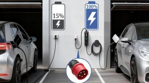 AIMILER Wallbox stacja ładująca 22 kW aplikacja 3-fazowa 400V 16-32 A 7m 5