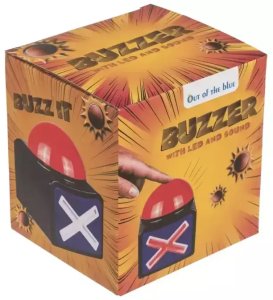 Przycisk Brzęczyk - Buzzer z Czerwonym Światłem i Dźwiękiem 5