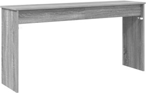 vidaXL Stojak na keyboard Szary Sonoma 130 x 32 x 64 cm 7