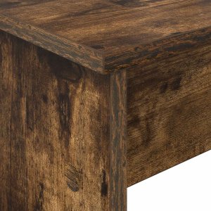 vidaXL Stojak na keyboard Dąb wędzony 120 x 32 x 64 cm 8