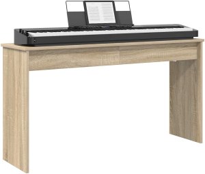 vidaXL Stojak na keyboard Dąb Sonoma 120 x 32 x 64 cm 3