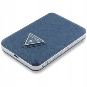 Powerbank indukcyjny Guess Grained       Triangle 5000mAh 15W USB-C MagSafe niebieski 4