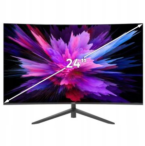 Monitor 24" AIWA 1920x1080 | 100Hz | HDMI | LED VA | bezramkowy zakrzywiony 6