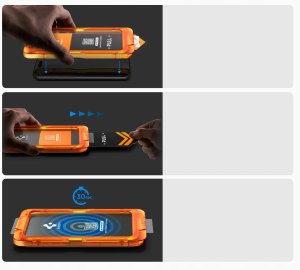 SZKŁO HARTOWANE SPIGEN ALM GLAS.TR SLIM 3-PACK IPHONE 17 CLEAR 7