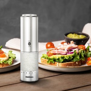 MŁYNEK DO PIEPRZU I SOLI ELEKTRYCZNY AKUMULATOROWY USB MŁYNEK DO SOLI 2