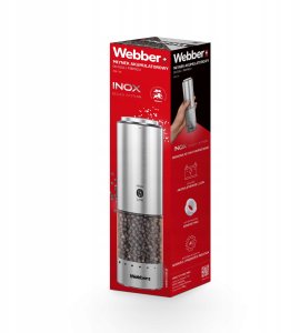 MŁYNEK DO PIEPRZU I SOLI ELEKTRYCZNY AKUMULATOROWY USB MŁYNEK DO SOLI 10