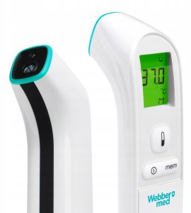 Termometr Webber TERMOMETR BEZDOTYKOWY MEDYCZNY NA PODCZERWIEŃ WEBBER TR02 4