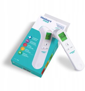 Termometr Webber TERMOMETR BEZDOTYKOWY MEDYCZNY NA PODCZERWIEŃ WEBBER TR02 5