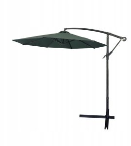 PARASOL OGRODOWY DUŻY SOLIDNY SKŁADANY 3 M Z WYSIĘGNIKIEM REGULACJA XXXL 4