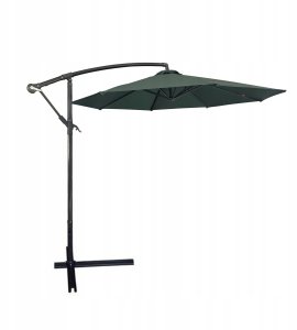 PARASOL OGRODOWY DUŻY SOLIDNY SKŁADANY 3 M Z WYSIĘGNIKIEM REGULACJA XXXL 5