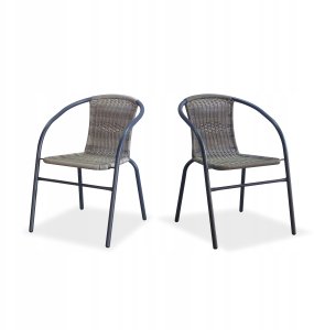 ZESTAW MEBLI OGRODOWYCH STOLIK KRZESŁA KOMPLET MEBLI TARAS Z TECHNORATANU 5