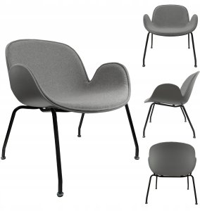 KRZESŁO FOTEL KUBEŁKOWE WYGODNY METALOWE NOGI 9