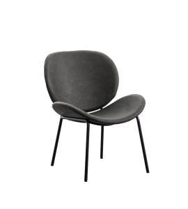 KRZESŁO FOTEL Z AKSAMITU WYGODNE METALOWE NOGI 9