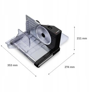 Krajalnica Webber KRAJALNICA ELEKTRYCZNA WEBBER INOX 160W DO CHLEBA WĘDLIN SERA REGULACJA 10