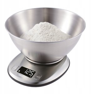 Waga kuchenna Webber Waga kuchenna WEBBER EK4390 INOX stal nierdzewna LCD 5kg 1g misa tarowanie 2
