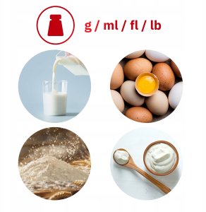 Waga kuchenna Webber Waga kuchenna WEBBER EK4390 INOX stal nierdzewna LCD 5kg 1g misa tarowanie 6