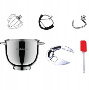 ROBOT KUCHENNY PLANETARNY WEBBER SM15 MIKSER 2000W MISA 5,2L WIELOFUNKCYJNY 3