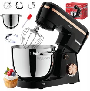 ROBOT KUCHENNY PLANETARNY WEBBER SM15 MIKSER 2000W MISA 5,2L WIELOFUNKCYJNY 10