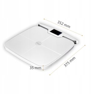 Waga Łazienkowa Analityczna 57 Parametrów Apple Health, Google Fit, WIFI 6