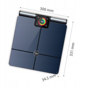 Waga Łazienkowa Analityczna 57 Parametrów Apple Health, Google Fit, WIFI 14