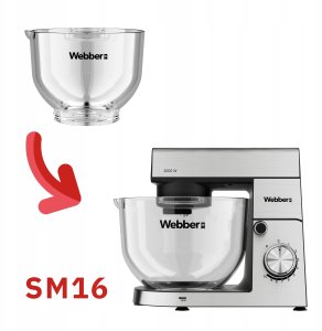 Szklana misa 5L do robota Webber SM15 / SM16 - oryginalna misa zamienna 3