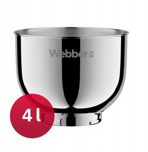 Misa INOX 4L do robota Webber SM15 i SM16 - Oryginalna misa, pojemna 2