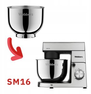 Misa INOX 4L do robota Webber SM15 i SM16 - Oryginalna misa, pojemna 3