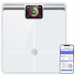 Waga łazienkowa Webber Waga Łazienkowa Analityczna 57 Parametrów Apple Health, Google Fit, WIFI 15