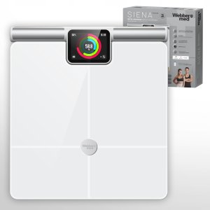 Waga łazienkowa Webber Waga Łazienkowa Analityczna 57 Parametrów Apple Health, Google Fit, WIFI 2