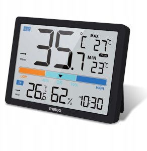 STACJA POGODOWA CYFROWA TERMOMETR METEO SP109C 3