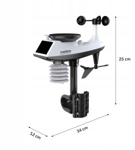 Stacja Pogodowa POGODY Bezprzewodowa METEO Higrometr Barometr WIFI SP601 8