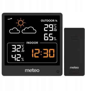 Stacja pogodowa Meteo STACJA POGODOWA METEO SP200 Z POGODYNKA EKRAN LCD CZUJNIK BEZPRZEWODOWY 2