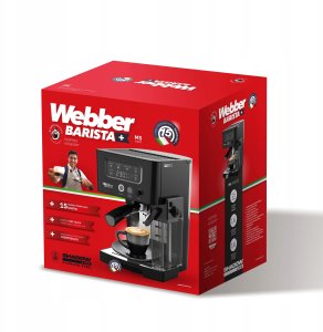 EKSPRES DO KAWY CIŚNIENIOWY KOLBOWY PÓŁAUTOMATYCZNY WEBBER 15 BAR M5 10