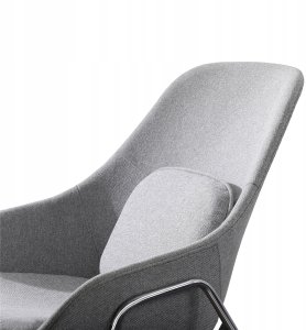 Fotel tapicerowany nowoczesny z 2 poduszkami 11