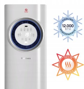 Klimatyzator przenośny cichy 3w1 Webber 1,7kW WiFi Pompa ciepła grzanie 6