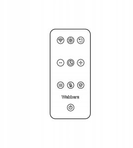 Klimatyzator przenośny cichy 3w1 Webber 1,7kW WiFi Pompa ciepła grzanie 8