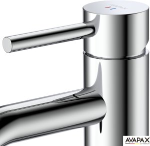 Bateria umywalkowa Avapax Kseno stojąca chrom (ABKS111111) 12