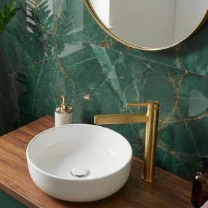 Bateria umywalkowa Avapax Aurevo stojąca złoty (ABAU131211) 7