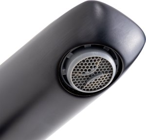 Bateria umywalkowa stojąca wysoka - nablatowa , Kolor: czarny 11