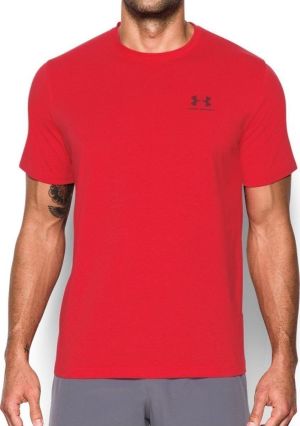 Under Armour Koszulka męska Sportstyle Left Chest Logo T-Shirt Red r. XL (1257616603) 1