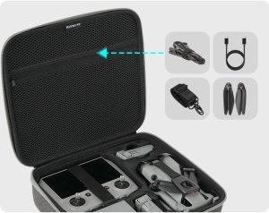ETUI FUTERAŁ OCHRONNY DO KONTROLERA DJI RC 2 / RC-N3 + DRONA DJI MINI 5 PRO + AKCESORIA 9