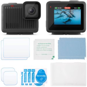 SunnyLife Zestaw 2x folia ochronna szkło hartowane na ekran i obiektyw do kamery GoPro Hero 2