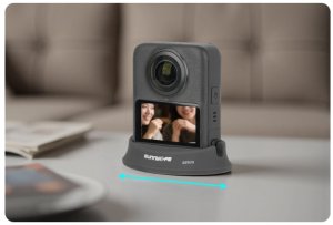 SunnyLife SILIKONOWA PODSTAWKA UCHWYT STOJAK DO DJI OSMO 360 Z TAŚMA KLEJĄCĄ POMARAŃCZOWY 12