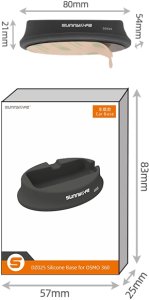 SunnyLife SILIKONOWA PODSTAWKA UCHWYT STOJAK DO DJI OSMO 360 Z TAŚMA KLEJĄCĄ POMARAŃCZOWY 13