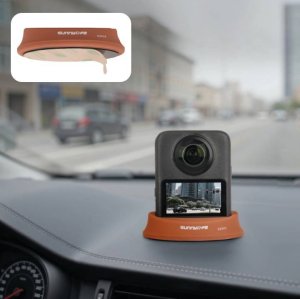 SunnyLife SILIKONOWA PODSTAWKA UCHWYT STOJAK DO DJI OSMO 360 Z TAŚMA KLEJĄCĄ POMARAŃCZOWY 4