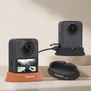 SunnyLife SILIKONOWA PODSTAWKA UCHWYT STOJAK DO DJI OSMO 360 Z TAŚMA KLEJĄCĄ POMARAŃCZOWY 7