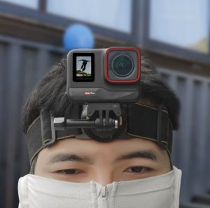 SZELKI OPASKA NA GŁOWĘ DO GOPRO HERO 13 12 11 10 / DJI OSMO ACTION / POCKET / INSTA360 13