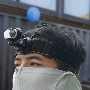 SZELKI OPASKA NA GŁOWĘ DO GOPRO HERO 13 12 11 10 / DJI OSMO ACTION / POCKET / INSTA360 14