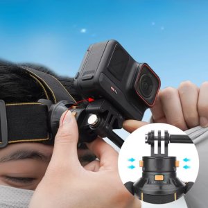 SZELKI OPASKA NA GŁOWĘ DO GOPRO HERO 13 12 11 10 / DJI OSMO ACTION / POCKET / INSTA360 8