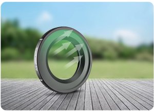 Greenl FILTR ND16 Szary neutralny filtr ochronny do kamery sportowej DJI OSMO NANO 9